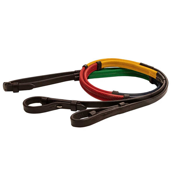Camelot Rainbow Grip Reins